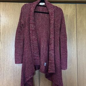Maroon cardigan